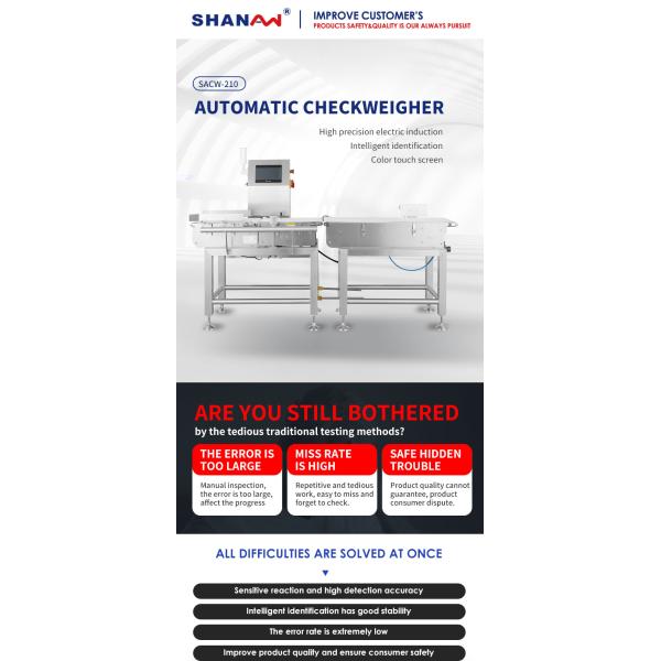 Машина Checkweigher соуса Chili динамическая с транспортером ролика