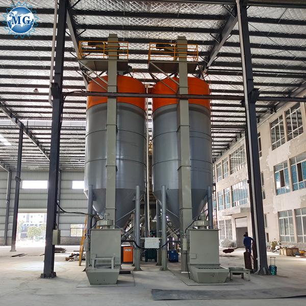 Tile Adhesive Dry Mortar Plant Powder Mixer 440V 12m