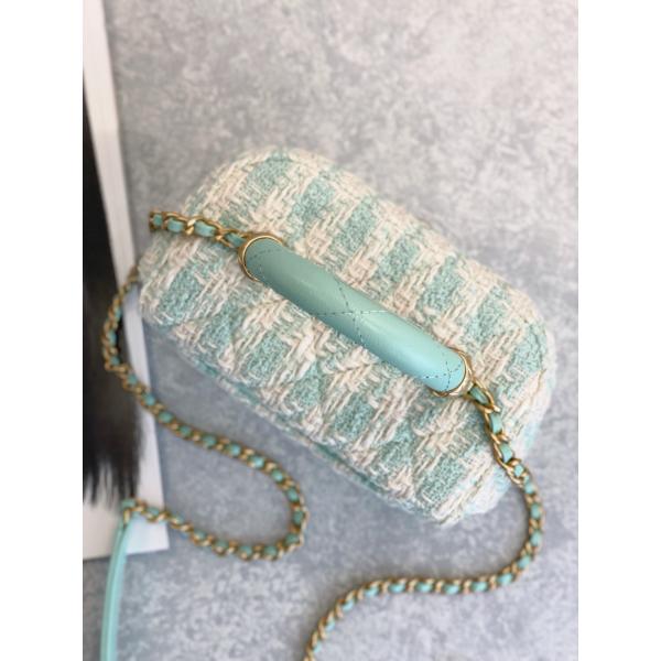 Girls Monogram Mini Designer Purses Chanel Mini Box Bag Green Pink