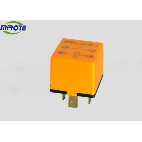 225296 12V 40A Waterproof 4Pin Automotive Relay Orange Cover For Car / Truck 3171420 1504951 0 332 014 150 0 332 014 203