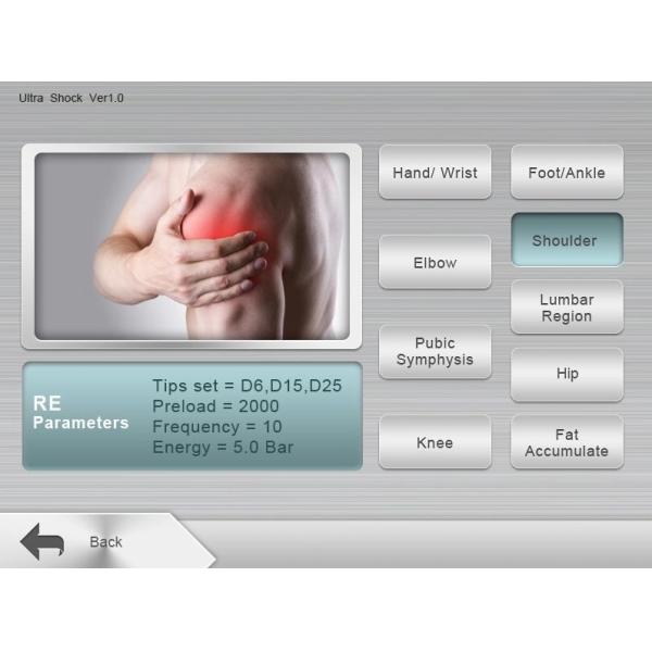 Машина терапией ударной волны стимулятора мышцы EMS медицинская портативная