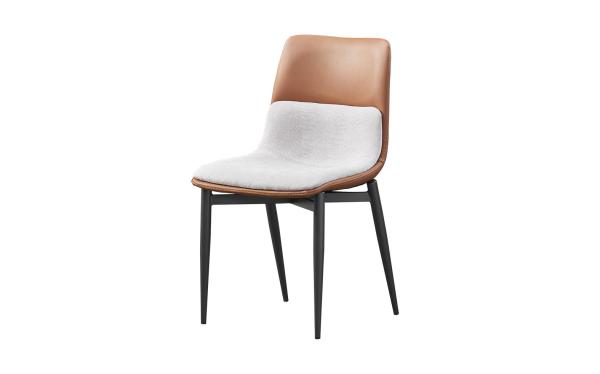 PU Fabric Metal Base Dining Table And Chair Sets Rust Resistance