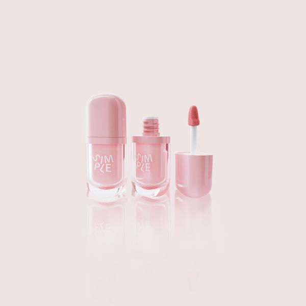 GC311 Oval-shaped 71.6mm Height PETG Lip Stain Container Empty Lipstick Tube