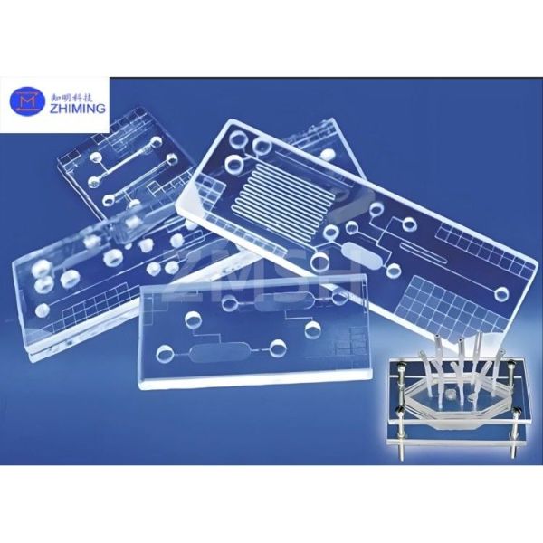 Custom Sapphire Triangular Component with High-Precision Through-Hole