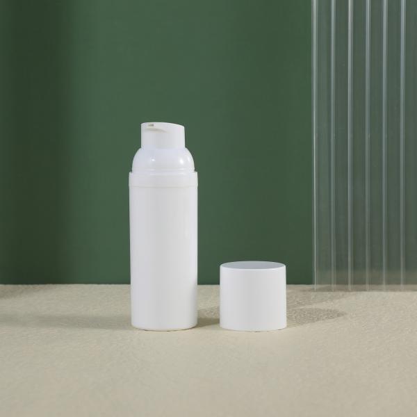 Customized Colors Skincare Airless Lotion Pump Bottle 1oz 2oz 3oz 4oz 5oz 8oz Matte White Airless Frosted for Serum Cream