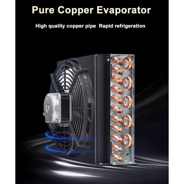 Two Glass Doors Upper Unit Beverage Refrigerated Storage Display Freezer