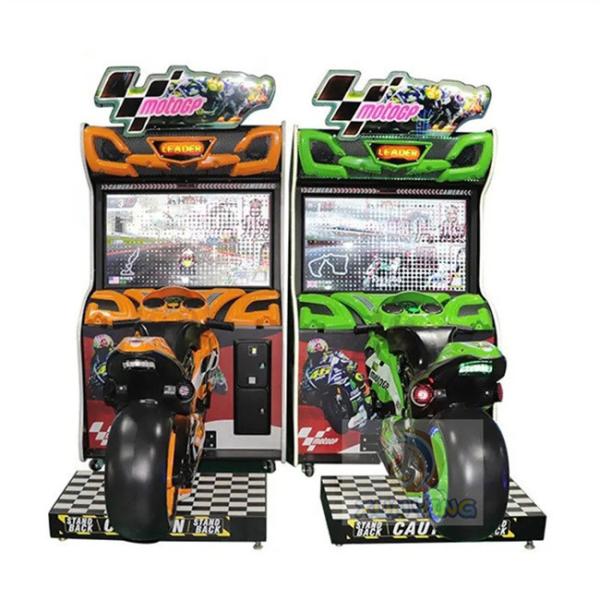 110V/220V/230V Voltagem Moto GP Simulador Máquina de jogo de arcade para design personalizado