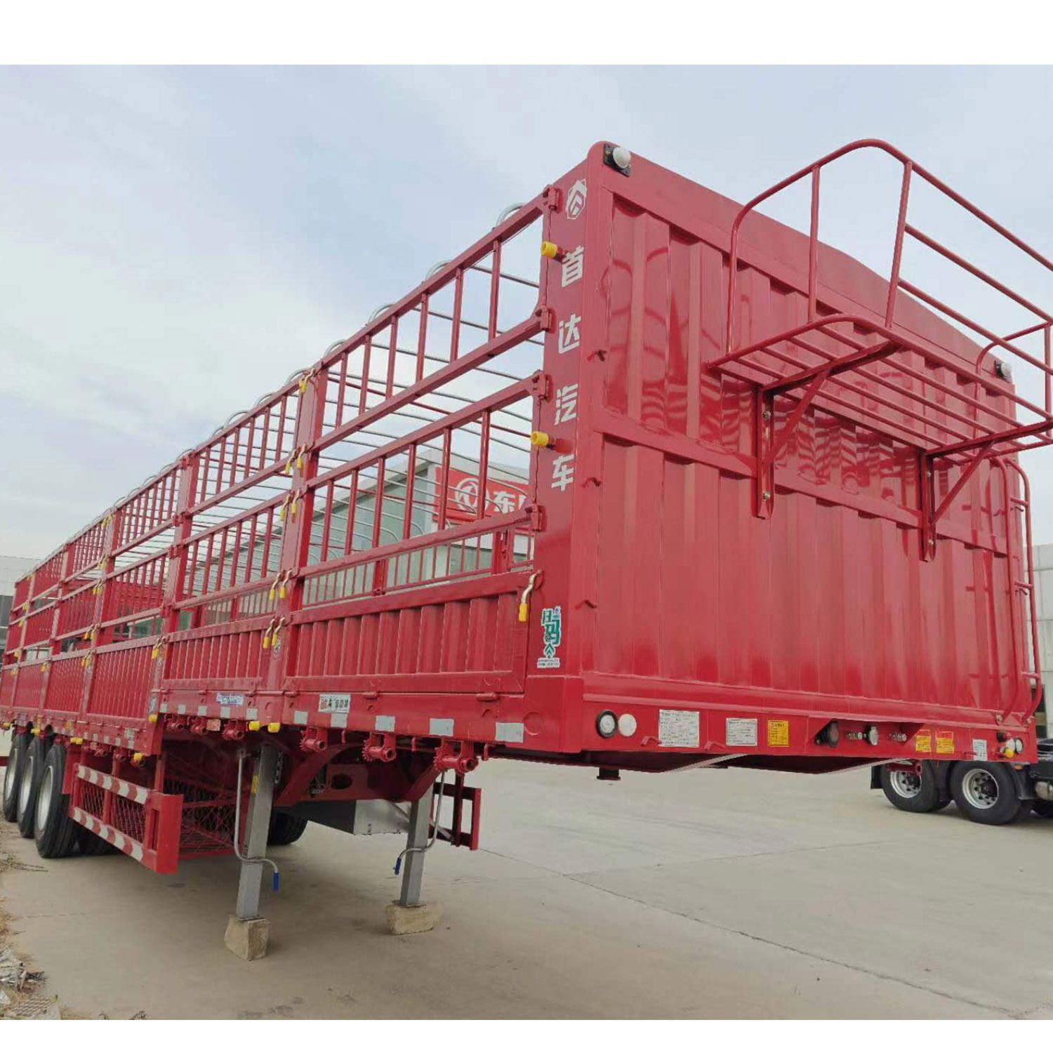 40FT 12m 12.5m 40ton 50ton Side Wall Fence Cargo Semi Truck Trailer for Transportation