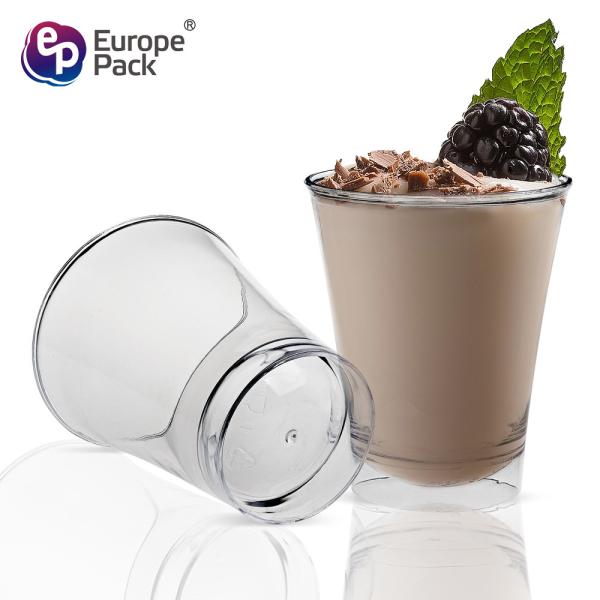 Wholesale eco friendly 150ml disposable ps transparent tasting cups