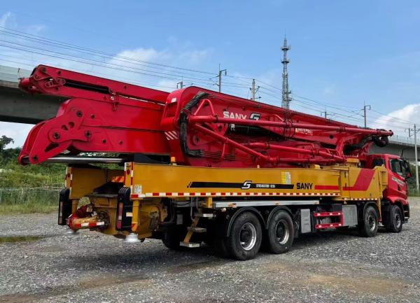 2022 Sany concrete pump truck 62 meters for sale, the most suitable concrete pump for high-rise buildings
