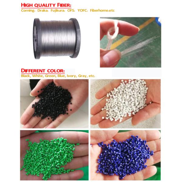 Preto 3 G657A1 do cabo pendente 2x5mm de fio de aço de cabo de remendo do SC de FTTH autossuficiente exterior