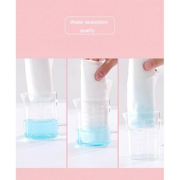 OEM / ODM Face Cleaning Wet And Dry Wipes , 100 Pure Cotton Dry Wet Tissue