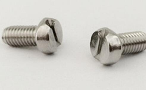 Cheese Slotted Head Self Tapping Screws Stainless Steel Machine Screws Passivation Surface