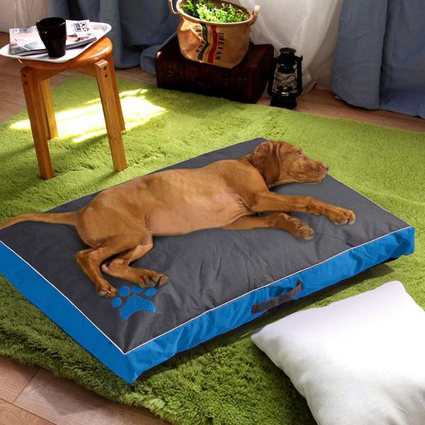 Deslize não a cama impermeável do coxim do cão da tela 70*45*6cm de Oxford