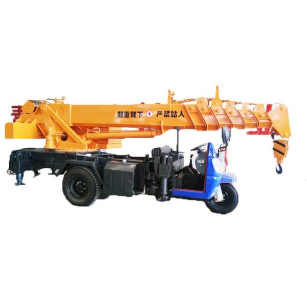 Small Tricycle Mobile Truck Mounted Hydraulic Crane 3- 5 Ton For Construction