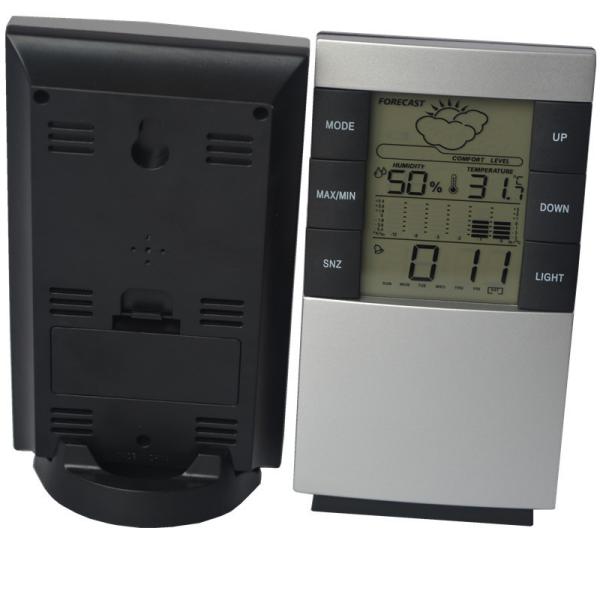 Household Digital LCD Display Hygrometer Thermometer Temperature Humidity Meter Clock Alar