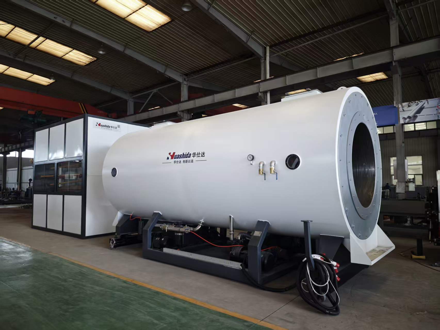 PUR Foam HDPE Jacket Pipe Extrusion Line for District Heating Pre-Insulated Pipe