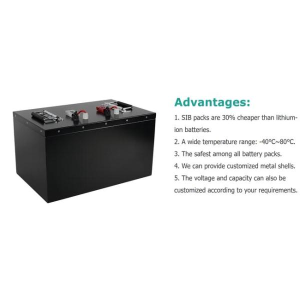 Холодные устойчивые батареи натрия для электротранспортов 48V 49.6V 75Ah 3000 задействуют