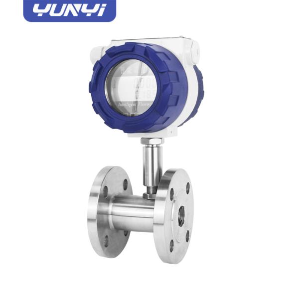 Yunyi Digital Turbine Flow Meter High Accuracy Gas Sensor for Fuel & Liquid Dn4 I2c Rs485 OEM Customizable