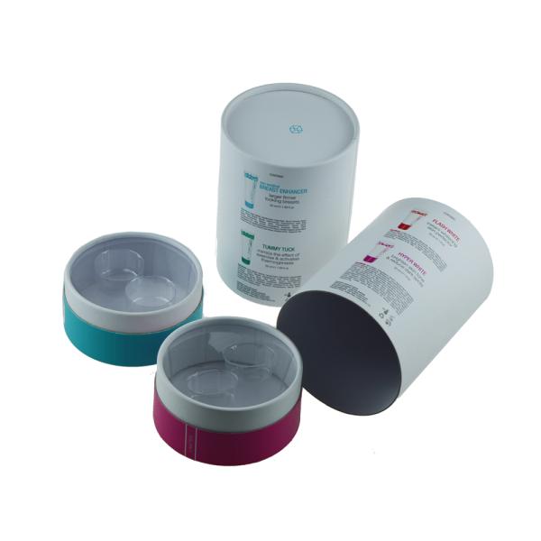 Recyclable Eco Friendly SBS Board Cylinder Tube Box