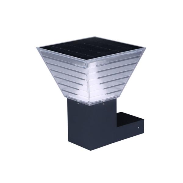 Square Solar Wall Lights Outdoor Waterproof Solar Modern Style Simple Garden Villa LED Wall Lamp