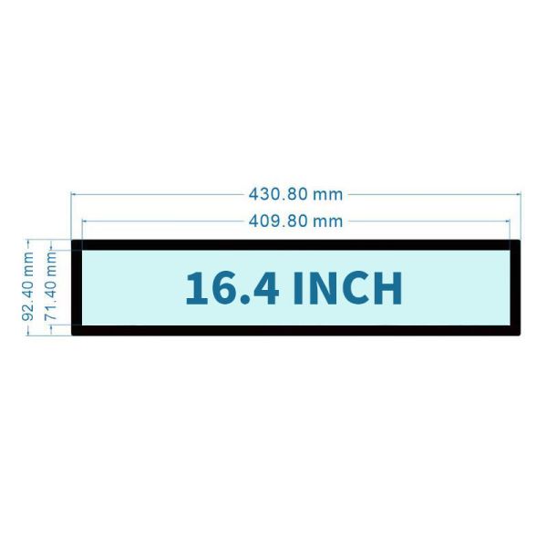 16.4 Commercial Ultra Wide Stretched Bar LCD For Shelf Advertising Display