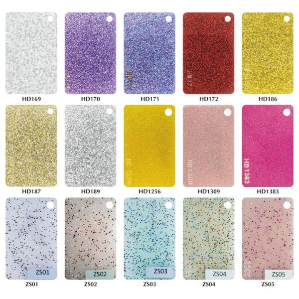 4FT X 6FT Marble plastic White Glitter Acrylic Sheet For Decoration