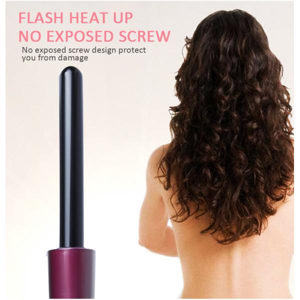 60S fast heat up Ceramic Hair Curler , CE Ceramic Coated Curling Iron