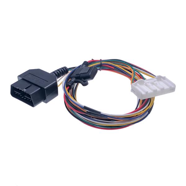 500 12V/24V Custom Wire Harness J1962 16Pin OBD2 Cable OBDII Wiring Harness OEM Connector Housing Cable