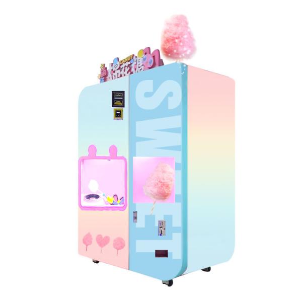 Versatile Shapes And Colors Cotton Candy Maker Vending Machine For Unique Marshmallows