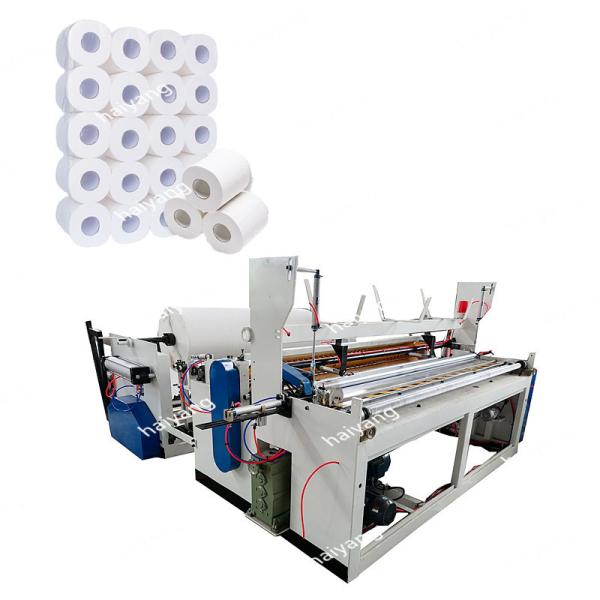 Good Quality Automatic Toilet Tissue Paper Roll Rewinding Making Machine