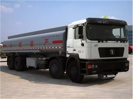 SHACMAN 8X4 Fuel Tank Truck 35000-40000 Liters Diesel Tanker Truck LHD Driving Type