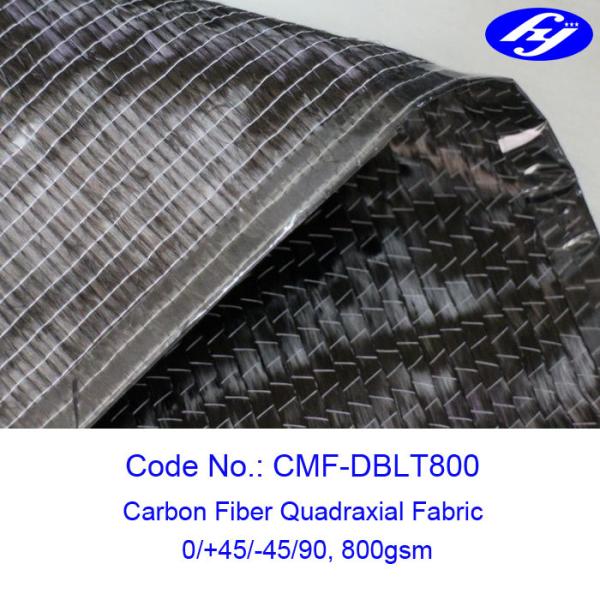 800GSM Carbon Fiber Fabric / Unidirectional Carbon Fiber With 0 / +45 / -45 / 90 Degree