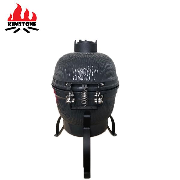 Auplex Kimstone Kamado Style Ceramic  Smoker Bbq Grill 13 Inch Charcoal Bbq Grill