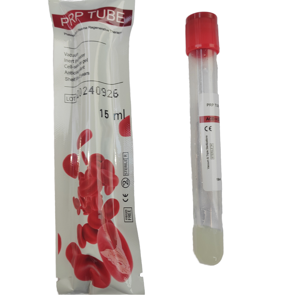 Large Capacity 10ml 15ml ACD Gel Tube Kit for Injection Individual Blue Cap OEM Packing PET Glass Face/Skin Beauty Use Sterile