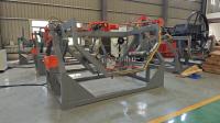 Máquina de moldeo por rotación de roca y rollo industrial de llama abierta