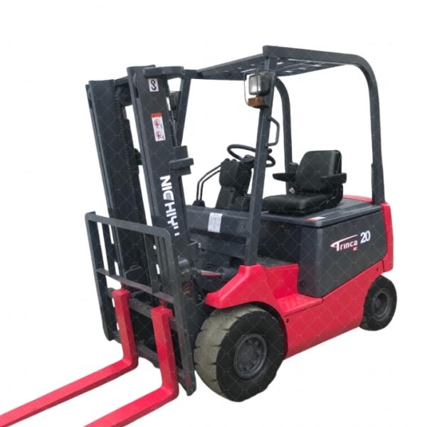 TCM NICHIYU 2.5 toneladas elevadora eléctrica de segunda mano de 3 metros de altura de elevación hecha en Japón