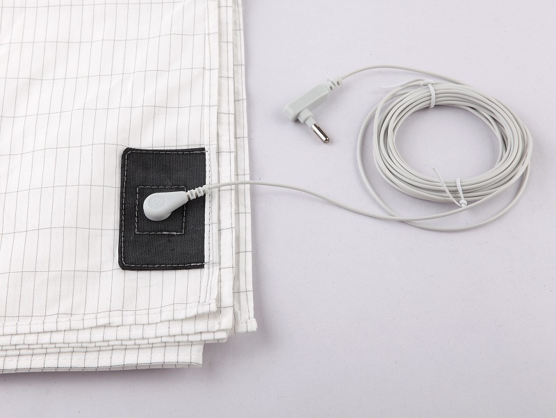 Silver Fiber Bed Sheets with Anti-Microbial Health & Grounding Cord Safety Product Category