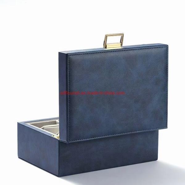 Custom Cardboard Paper Jewelry Boxes Ring Necklace Luxury Jewelry Box With Mirror