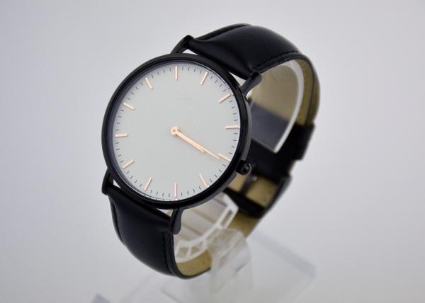 Interchangeable Strap Pvd Coating Watch , Quartz Movt Watch Water Resistant