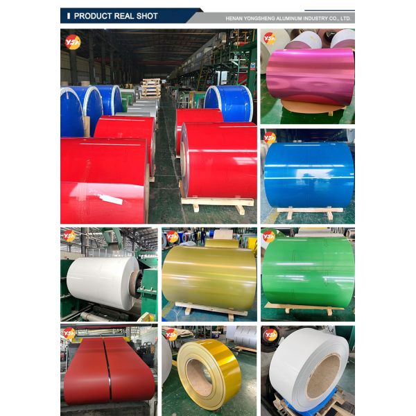 1000 3000 series outdoor architectural color aluminum coils, color lasts for ten years, lightweight and environmentally friendly
