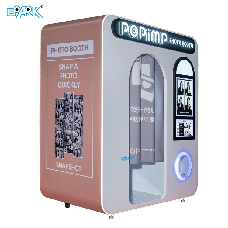 Smart Photo Booth Machine Self Service Photo Printing Kiosk