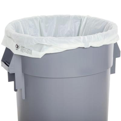 40 - 45 Gallon Disposable Plastic Garbage Bags Star Sealed Bottom High Durability