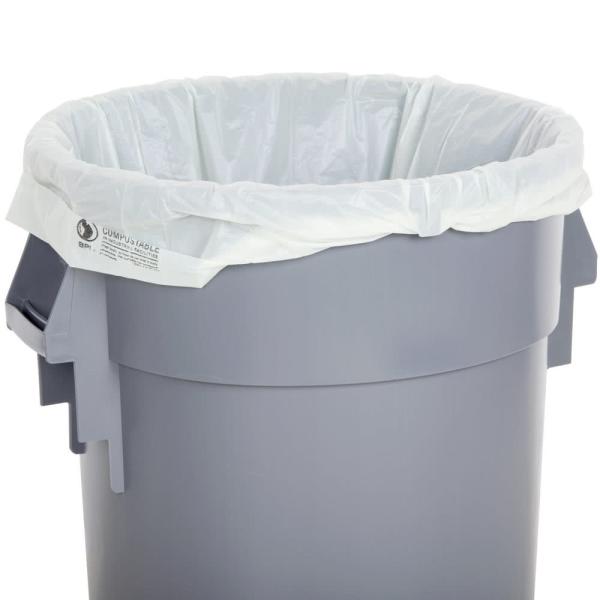 40 - 45 Gallon Disposable Plastic Garbage Bags Star Sealed Bottom High Durability