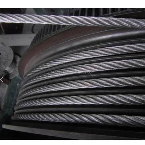 Inox Cable AISI304 304L 316 316L Steel Cable Ropes 6x36SW IWRC 6x36SW FC Stainless Steel Wire Rope with Si Content 1.0%