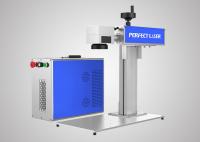 Máquina marcadora a laser de fibra de alta velocidade estrutura compacta para joias/peças de automóveis
