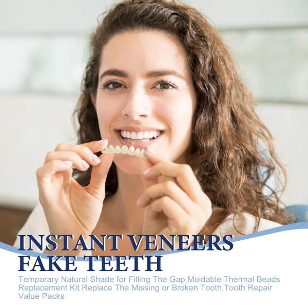 Temporary Tooth Repair Kit Moldable Natural Shade Filling For Missing Or Broken Teeth