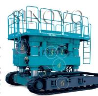 Rotador de encaixotamento de controle remoto prendido com Φ800mm - furo de broca de Φ1500mm para a pilha furada, parede Secant da pilha, afastamento da barreira