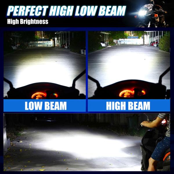 6500K COB LED faros de motocicletas HS1 H4 H7 H11 S2 50W 5000LM AC DC para motocicletas