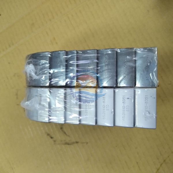 DE08 Main Bearing 140103-00148 DL08 Crankshaft Bearing 65.01110-6351 D1146 Main Bearing 140103-00147 for Doosan Engine